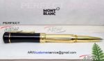 Perfect Replica Newest Bonheur Nuit Black Gold Fineliner Pen - Mont Blanc Copy Pens